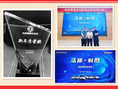 2024年9月东风乘用车新车质量奖
